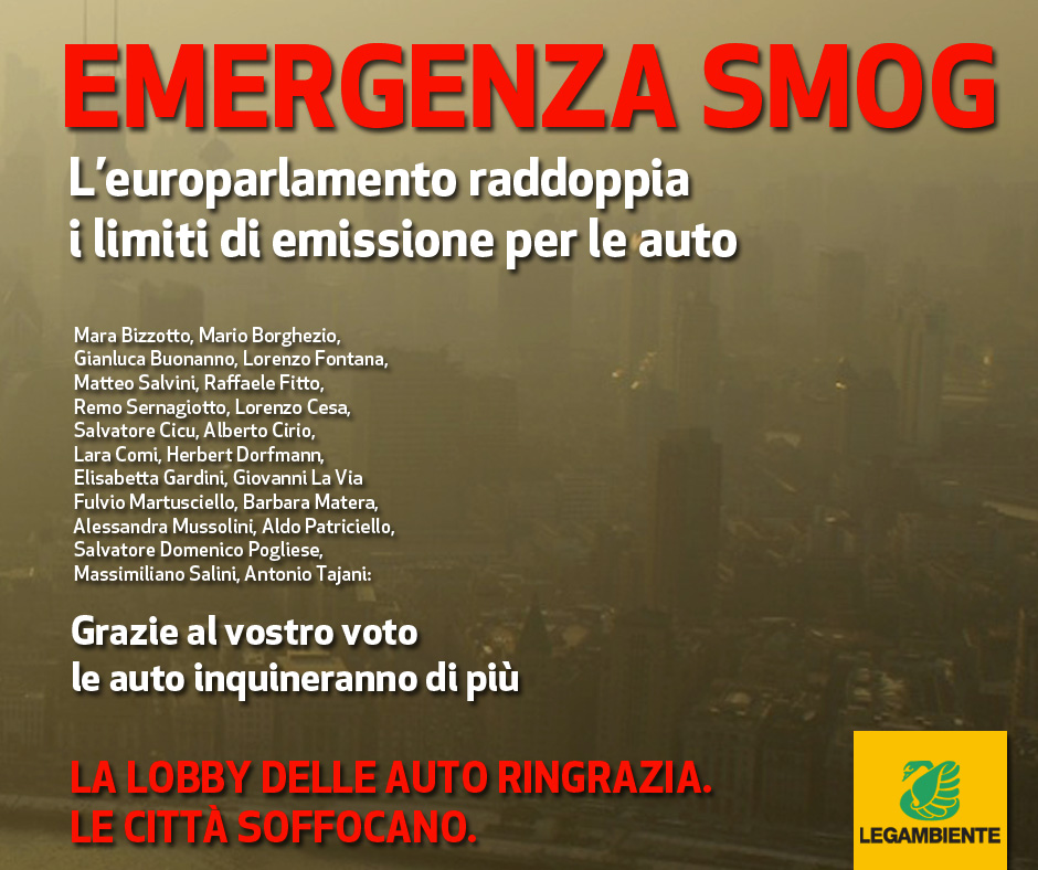 Europarlamento smog